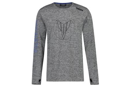 T-shirt à manches longues MT « Boise » pour homme Gris