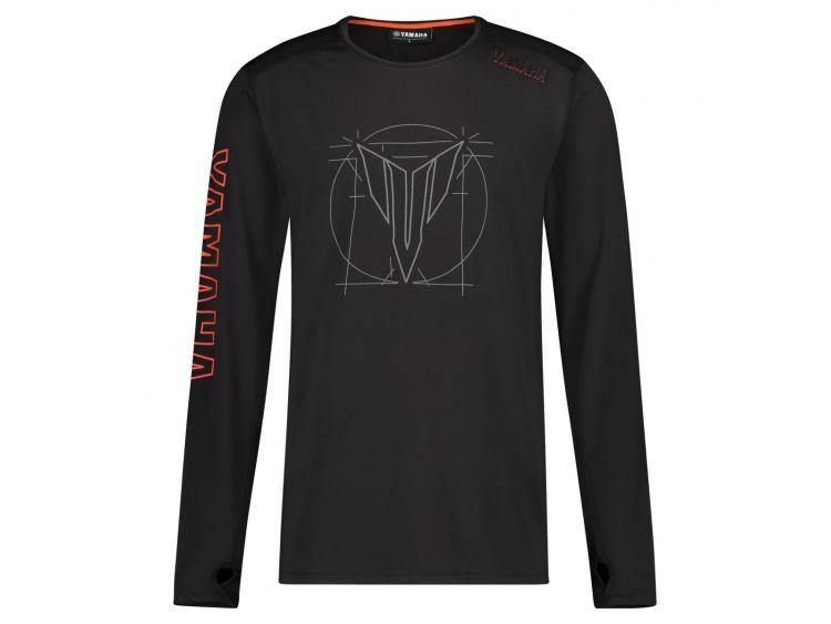 T-shirt à manches longues MT « Boise » pour homme noir