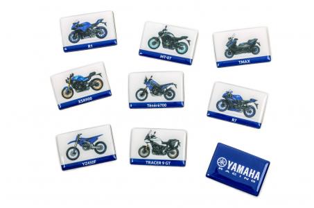 PADDOCK BLUE BIKE MAGNET SET