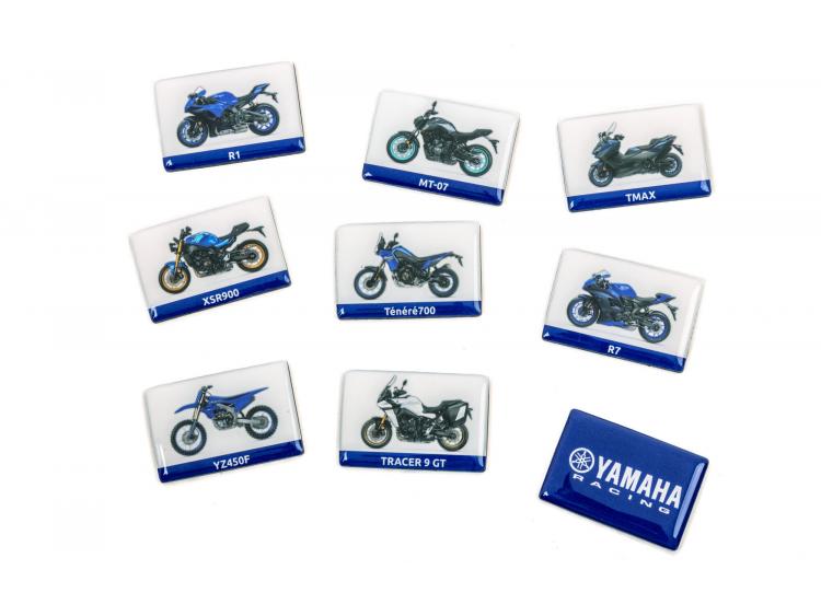PADDOCK BLUE BIKE MAGNET SET