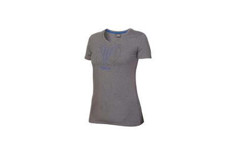 T-shirt manches courtes HyperNaked « Carson » avec marquage MT pour femme Gris.